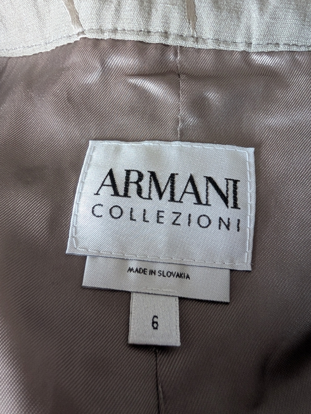 Armani Collezioni Sage Green Floral Embroidered Belted Jacket Size 6 - Picture 6 of 8